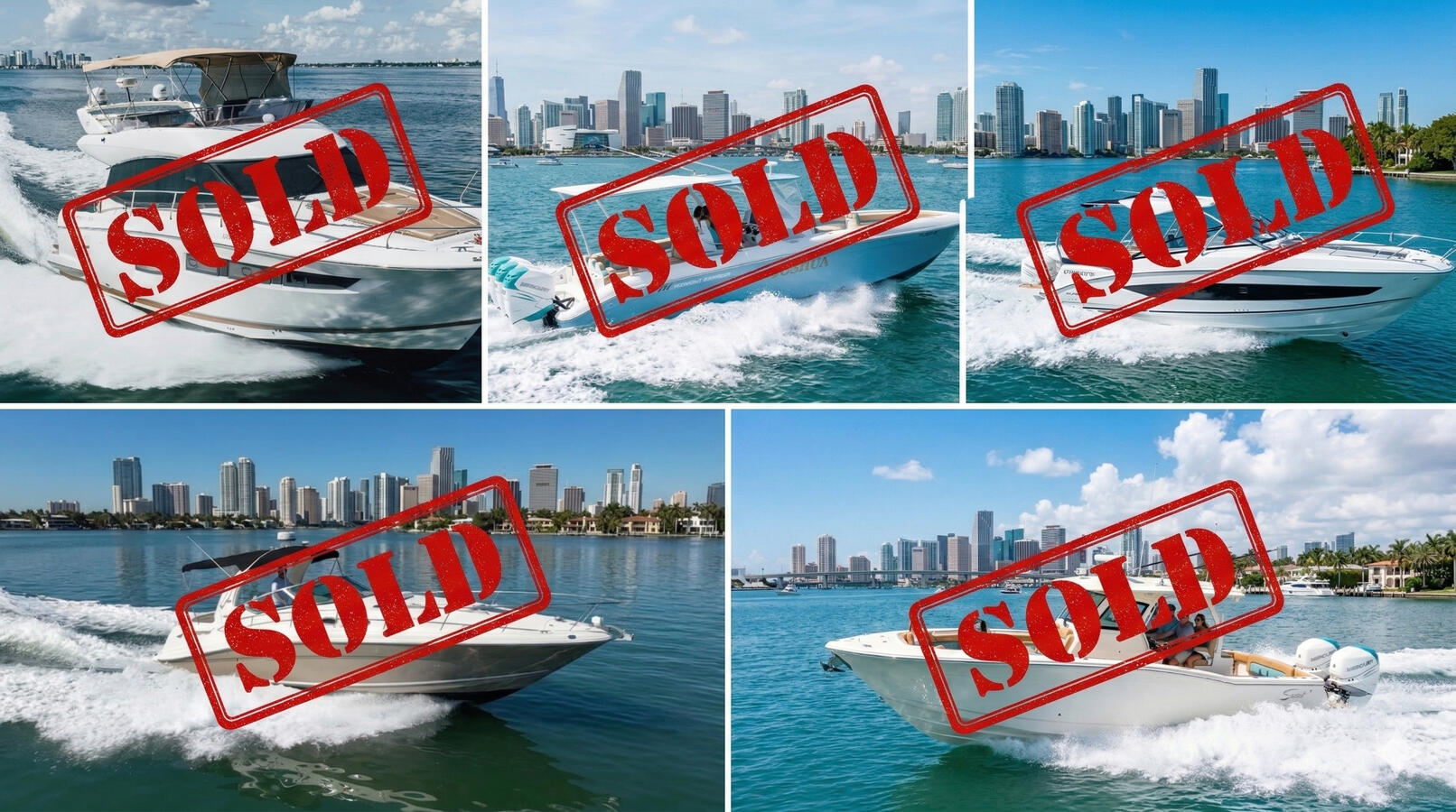 Recent Sales Prestige Midnight Express Sea Ray Scout